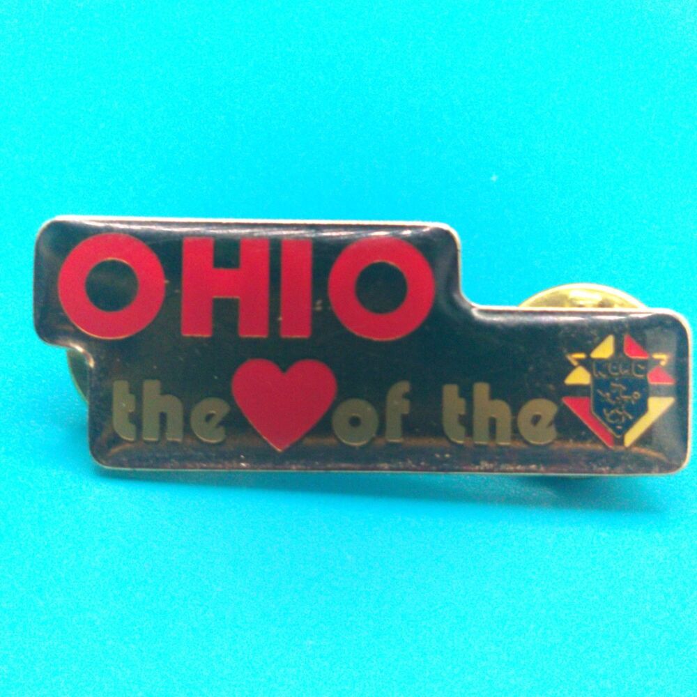 Ohio Knights Of Columbus Catholic Vintage Pin Button Pinback